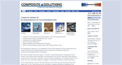 Desktop Screenshot of compositesolutions.ch